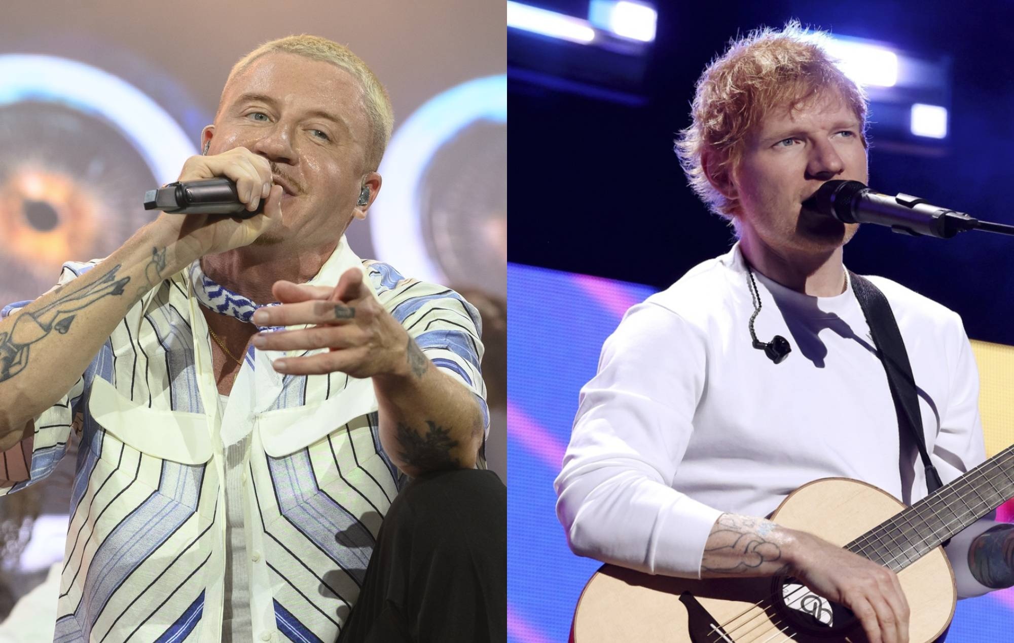 Маклемор выдаў заклік «Free Palestine», які спарадзіў патрабаванні да яго выдалення з тура Эда Шырана